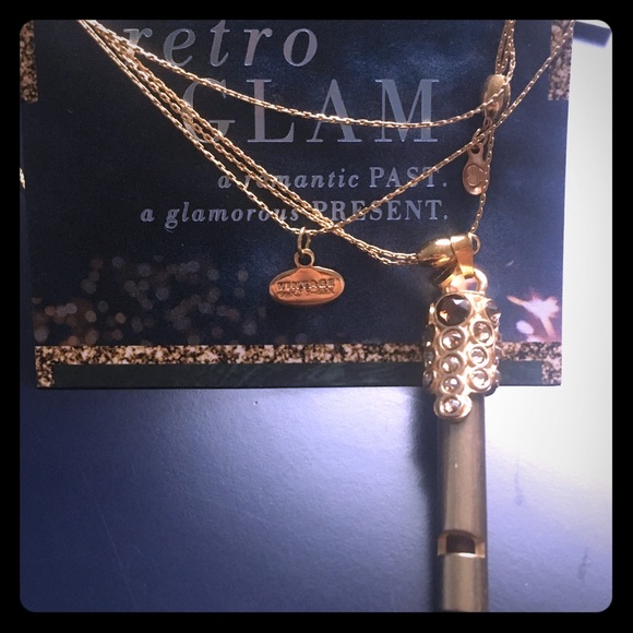 Alex and Ani Jewelry - ALEX AND ANI RETRO GLAM Whistle Necklace NWT & Box